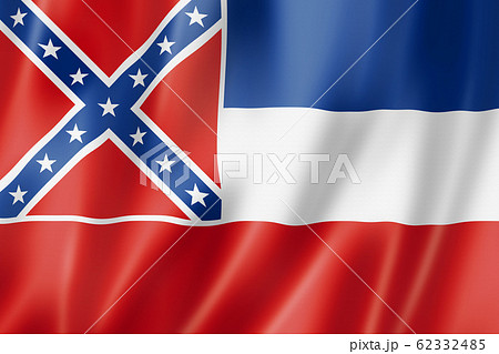Mississippi flag, USA Mississippi flag, USA 62332485