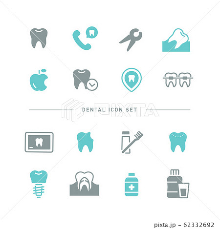 DENTAL ICON SET DENTAL ICON SET 62332692