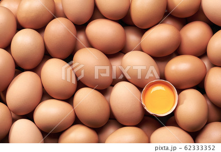 Eggs background close-up.Top view. Chicken eggs as Eggs background close-up.Top view. Chicken eggs as 62333352