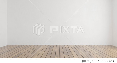 Empty white wall and wooden floor copy space background 3d render illustration Empty white wall and wooden floor copy space background 3d render illustration 62333373