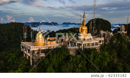 Buddha on the top Mountain of Wat Tham Seua (Tiger 62335182