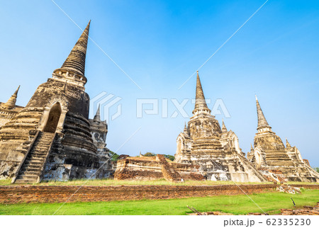 タイ　アユタヤ遺跡　ワット・プラシーサンペット 62335230