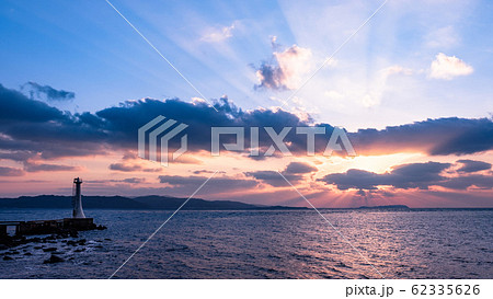 瀬詰崎灯台 （夕景） 62335626