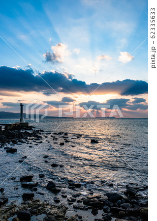 瀬詰崎灯台 （夕景） 62335633