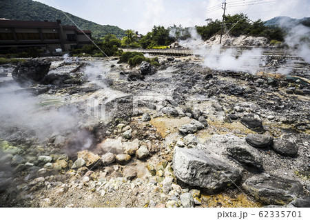 雲仙地獄の風景 62335701