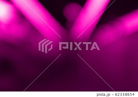 Neon light smoke. Dark blur bokeh abstract 62338654