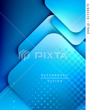 Rounded squares shapes composition geometric abstract background. 3D shadow effects and fluid gradients. Modern overlapping forms. Rounded squares shapes composition geometric abstract background. 3D shadow effects and fluid gradients. Modern overlapping forms. 62339879