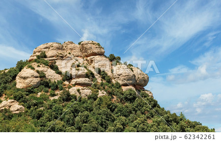 beautiful mountains of Montserrat 62342261