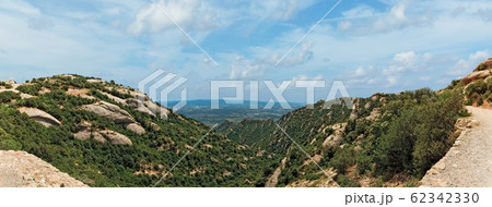 beautiful mountains of Montserrat 62342330