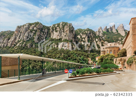 beautiful mountains of Montserrat 62342335