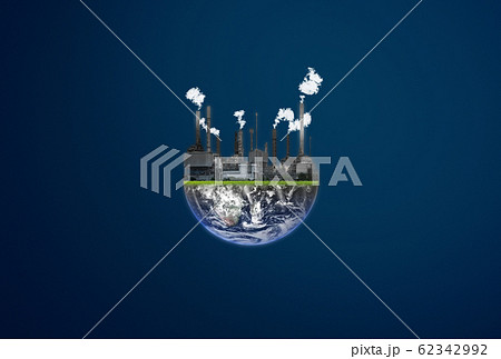 Pollution and Global Warming Concept. Element of this image are furnished by NASA 62342992