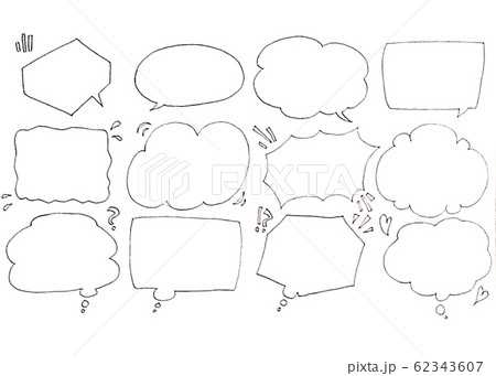 吹き出し 吹き出し 62343607