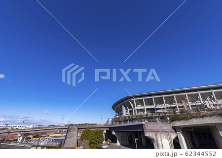 新横浜公園と日産スタジアムの風景 62344552