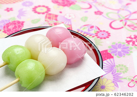 和菓子 三色団子 62346202