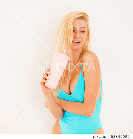 Sporty happy beautiful woman with sexy body Sporty happy beautiful woman with sexy body 62349096