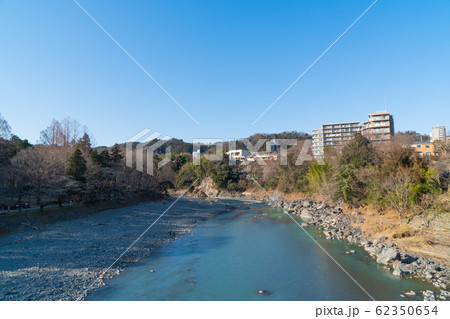 鮎見橋(東京都青梅市の釜の淵公園) 鮎見橋(東京都青梅市の釜の淵公園) 62350654