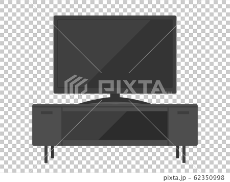 TV and TV stand illustration 62350998