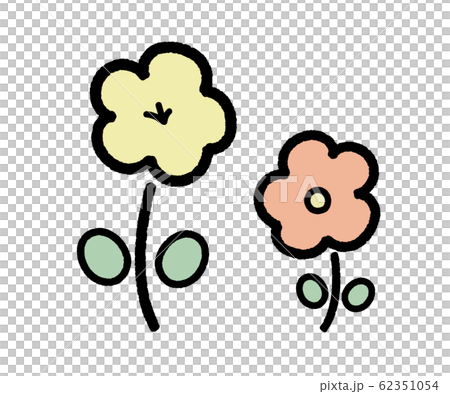 花朵的插圖/可愛/柔和的/材料 62351054