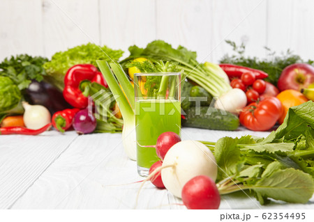 Various Freshly Vegetable Juices for Detox Various Freshly Vegetable Juices for Detox 62354495