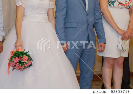 Beautiful newlyweds at the solemn registration of Beautiful newlyweds at the solemn registration of 62358713