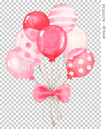 氣球（束）_紅色 62359558