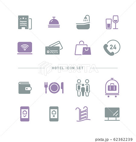 HOTEL ICON SET HOTEL ICON SET 62362239