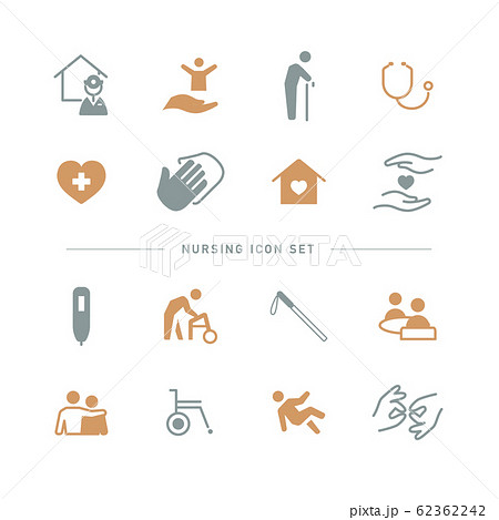 NURSING ICON SET 62362242