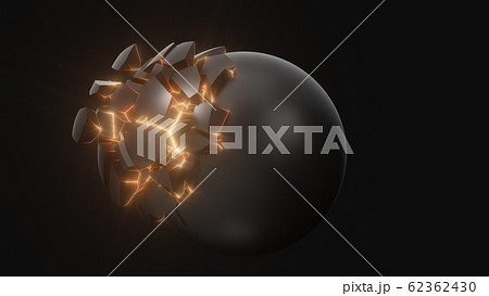strangely cracking sphere. technological and 62362430
