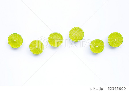 Limes isolated on white background. 62365000
