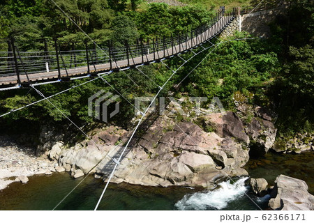 徳島県勝浦郡上勝町の彩り橋 徳島県勝浦郡上勝町の彩り橋 62366171