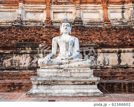 タイ アユタヤ遺跡 ワット・ヤイ・チャイ・モンコン タイ アユタヤ遺跡 ワット・ヤイ・チャイ・モンコン 62366602