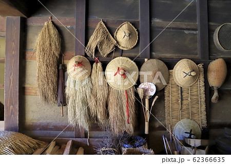 農家で使われた藁（わら）製品 62366635