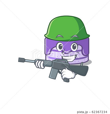 A cute picture of blueberry cake Army with machine gun A cute picture of blueberry cake Army with machine gun 62367234