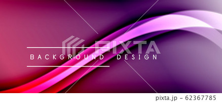 Dynamic trendy fluid color gradient abstract background with flowing wave lines. Vector Illustration Dynamic trendy fluid color gradient abstract background with flowing wave lines. Vector Illustration 62367785