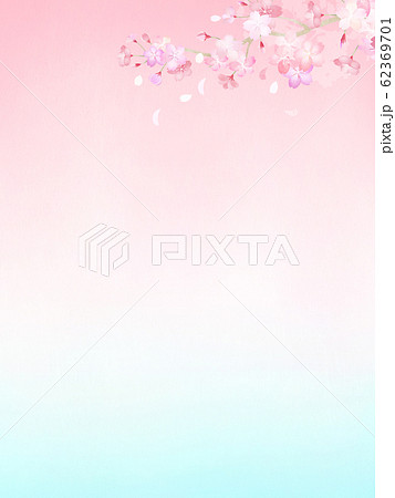 背景-グラデーション-和-和紙-和風-和柄-春-桜 62369701