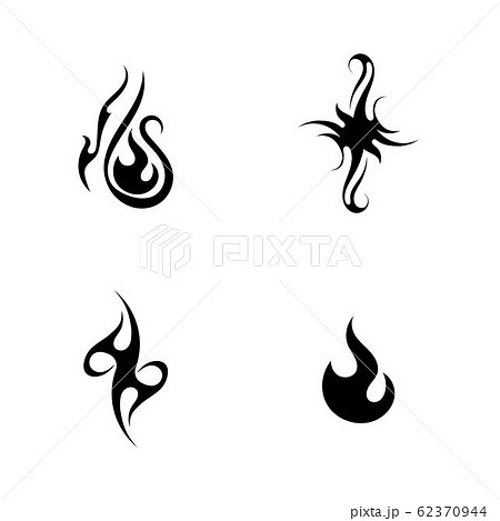 Tribal Fire Tattoos Vector Images over 3200