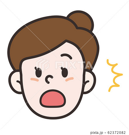 女性 顔 驚く 62372082