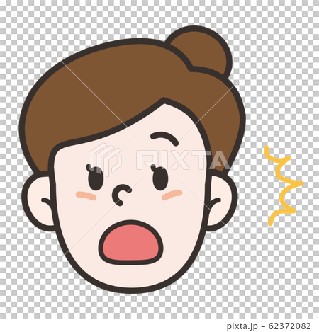 女人的臉驚訝 62372082