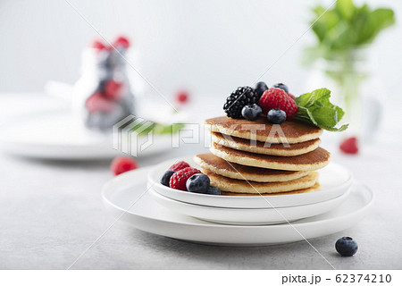 Pancakes with berry Pancakes with berry 62374210