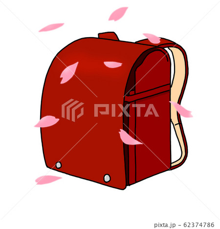 ランドセル　赤　サクラ 62374786