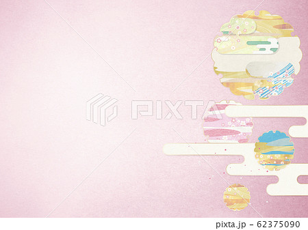 桜-雪輪-ピンク-春-和素材-花吹雪 桜-雪輪-ピンク-春-和素材-花吹雪 62375090