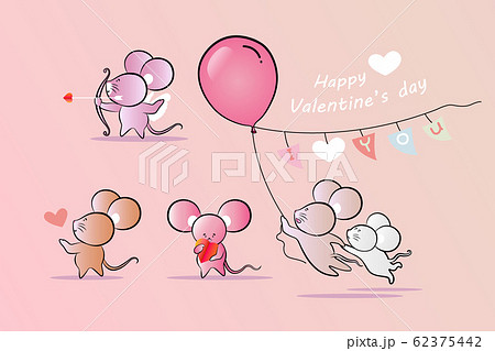 Draw cute rat set. Draw cute rat set. 62375442