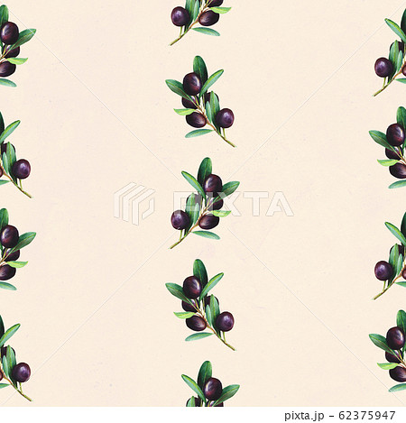 Soft beige olive pattern, seamless 62375947