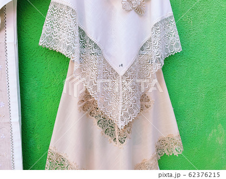 BURANO, ITALY - JANUARY 20, 2020: Colorful houses on the island of Burano in Italy. Burano island is famous for its colorful fisherman's houses. 62376215