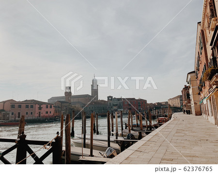 MURANO, ITALY - JANUARY 20, 2020: island of Murano in the lagoon of Venice in Italy. MURANO, ITALY - JANUARY 20, 2020: island of Murano in the lagoon of Venice in Italy. 62376765