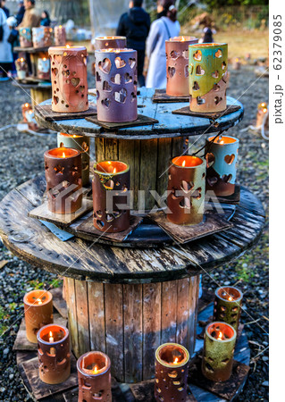 世界一飛龍窯灯ろう祭り 夕景 【佐賀県武雄市】 世界一飛龍窯灯ろう祭り 夕景 【佐賀県武雄市】 62379085