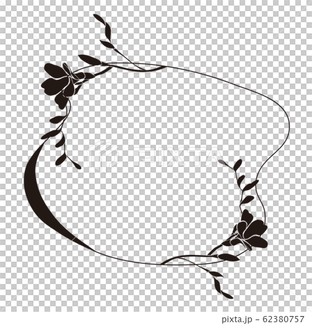 花フレーム 62380757