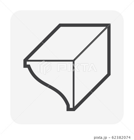 crown cornice icon 62382074