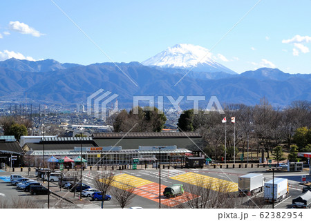 中央高速双葉SAから見た富士山 中央高速双葉SAから見た富士山 62382954