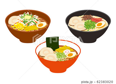 ラーメン セットのイラスト素材 6230